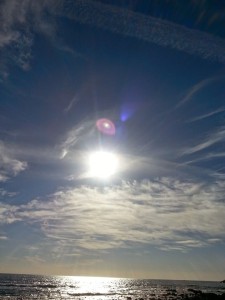 Foto que Suzette Duarte tirou na Paria do Sol, Algarve